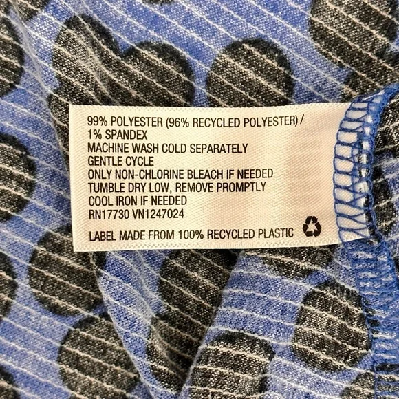 Ava & Viv Vibrant Blue& Black Polka Dot Knot Front Sweetheart Blouse Plus Size - Picture 6 of 10